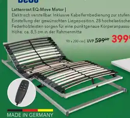 Matratzen Concord Lattenrost EQ-Move Motor Angebot