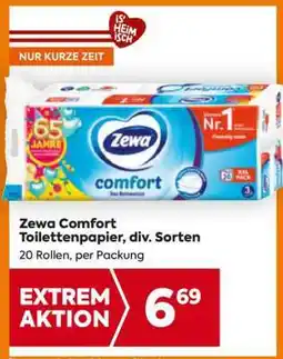 Billa Zewa Comfort Toilettenpapier div. Sorten Angebot