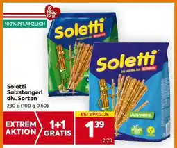 Billa Soletti Salzstangerl div. Sorten Angebot