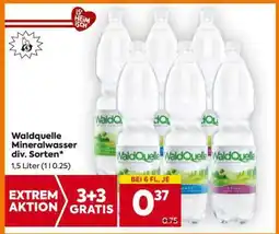 Billa Waldquelle Mineralwasser div. Sorten Angebot