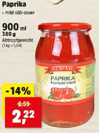 Thomas Philipps Paprika Angebot