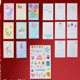 Woolworth Karten Malset Angebot