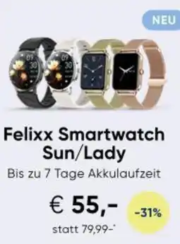 Hartlauer Felixx Smartwatch Sun/Lady Angebot