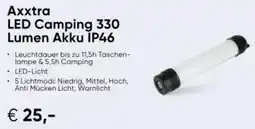 Hartlauer Axxtra LED Camping 330 Lumen Akku IP46 Angebot