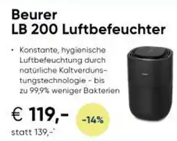 Hartlauer Beurer LB 200 Luftbefeuchter Angebot