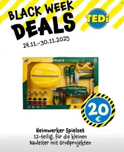 TEDi Heimwerker Spielset 12-teilig Angebot