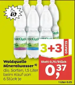 ADEG Waldquelle Mineralwasser Angebot