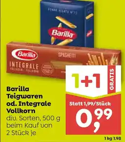 ADEG Barilla Teigwaren od. Integrale Vollkorn Angebot