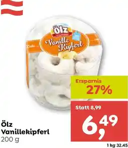 ADEG Ölz Vanillekipferl Angebot