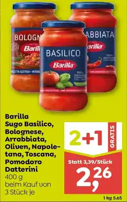 ADEG Barilla Sugo Basilico, Bolognese, Arrabbiata, Oliven, Napole- tana, Toscana, Pomodoro Datterini Angebot