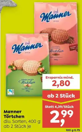 ADEG Manner Törtchen Angebot