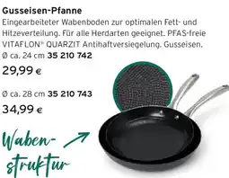 Tchibo Eduscho Gusseisen-Pfanne Angebot