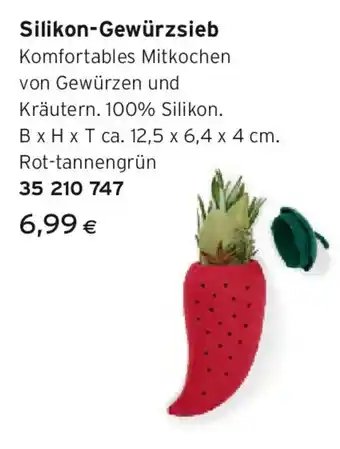 Tchibo Eduscho Silikon-Gewürzsieb Angebot