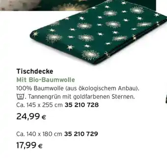 Tischdecke Mit Bio-Baumwolle
