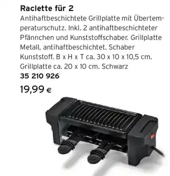 Raclette für 2