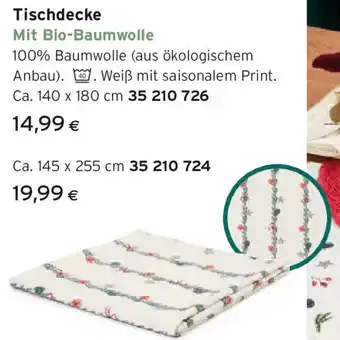 Tchibo Eduscho Tischdecke Angebot