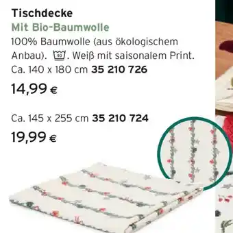 Tchibo Eduscho Tischdecke Angebot