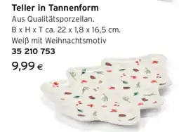 Tchibo Eduscho Teller in Tannenform Angebot