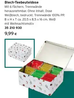 Tchibo Eduscho Blech-Teebeuteldose Angebot