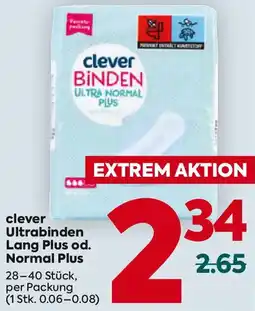 Billa clever Ultrabinden Lang Plus od. Normal Plus Angebot