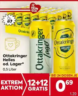 Billa Ottakringer Helles od. Lager Angebot