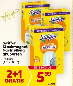 Billa Swiffer Staubmagnet Nachfüllung Angebot