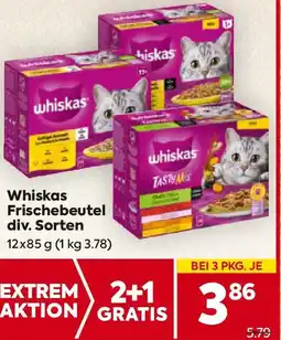 Billa Whiskas Frischebeutel Angebot