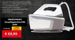 Hofer PHILIPS PHILIPS Dampfbügelstation PSG 2000 Angebot