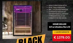 Hofer HOME DELUXE Infrarotkabine Nero M Angebot