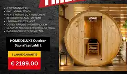 Hofer HOME DELUXE Outdoor Saunafass Lahti L Angebot