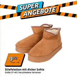 Action Stiefeletten mit dicker Sohle Angebot