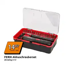 Action FERM Akkuschrauberset Angebot