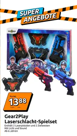 Action Gear2Play Laserschlacht-Spielset Angebot