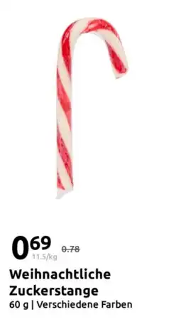 Action Weihnachtliche Zuckerstange Angebot