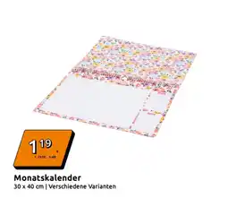 Action Monatskalender Angebot