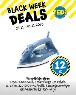 TEDi Dampfbügeleisen Angebot