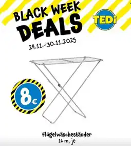 TEDi Flügelwäscheständer Angebot