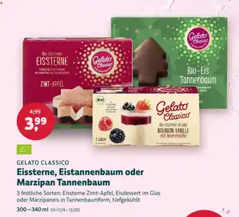 Eissterne, Eistannenbaum oder Marzipan Tannenbaum