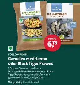 Denn's Biomarkt Garnelen mediterran oder black tiger prawns Angebot