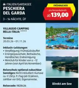 Hofer Reisen Italien/gardasee peschiera del garda Angebot