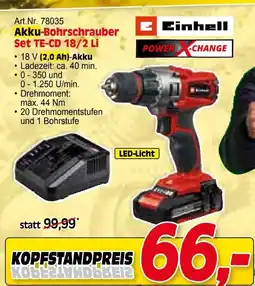 Zgonc Akku-Bohrschrauber Set TE-CD 18/2 Li Angebot