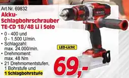 Zgonc Akku- Schlagbohrschrauber TE-CD 18/48 Li i Solo Angebot