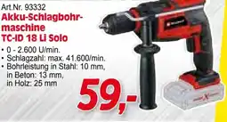 Zgonc Akku-Schlagbohr- maschine TC-ID 18 Li Solo Angebot