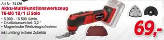 Zgonc Akku-Multifunktionswerkzeug TE-MG 18/1 Li Solo Angebot