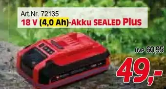 Zgonc 18 V (4,0 Ah)-Akku SEALED Plus Angebot