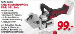 Zgonc Akku-Flachdübelfräse TE-BJ 18 Li Solo Angebot