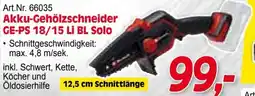 Zgonc Akku-Gehölzschneider GE-PS 18/15 Li BL Solo Angebot