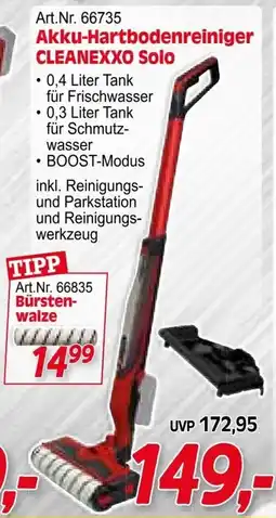 Zgonc Akku-Hartbodenreiniger CLEANEXXO Solo Angebot