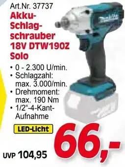 Zgonc Akku- Schlag- schrauber 18V DTW190Z Solo Angebot