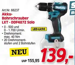 Zgonc Akku- Bohrschrauber LXT-DDF487Z Solo Angebot